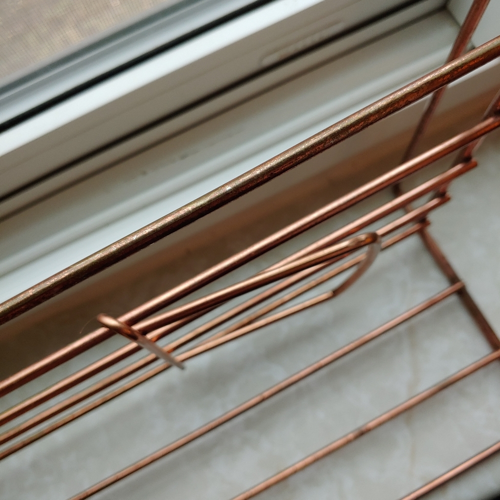 Vintage Metal Book Rack - Picture 4 of 6
